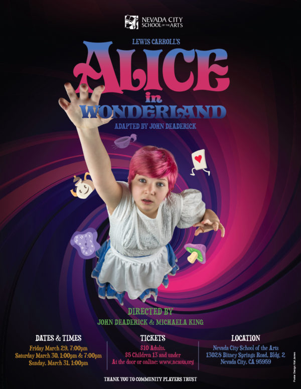 Alice In Wonderland tickets Nevada City School of The Arts